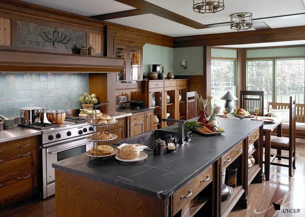 آشپزخانۀ سبکِ کرفتزمن (Craftsman Kitchen)