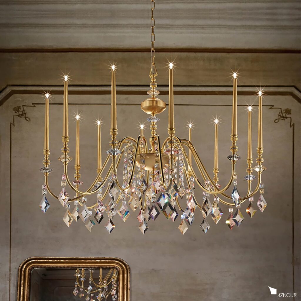 تقسیمبندیِ کلیِ لوسترها/ لوسترهای شمعیشکل (Candle Chandeliers)