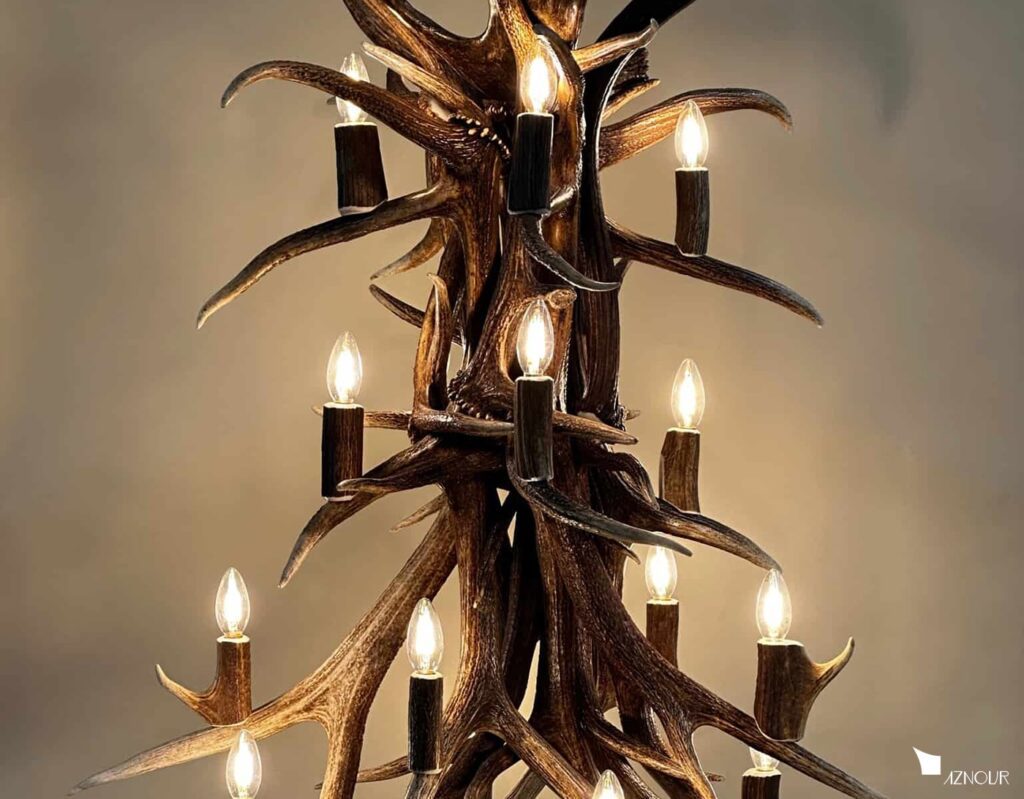 تقسیمبندیِ کلیِ لوسترها/ لوسترهای شاخهای (Antler Chandeliers)